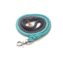 Grey and Aqua  - Rope Dog Leash - Traffic Lead (2 ft)