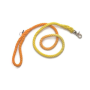 Orange and Yellow  - Rope Dog Leash - 4 ft