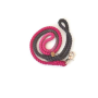 Pink and Grey  - Rope Dog Leash - 4 ft