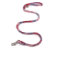 Red, White and Blue Tie Dye  - Rope Dog Leash - Traffic Lead (2 ft)