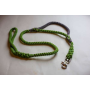 Green | Grey - Rope Dog Leash with Traffic Handle - 5 ft