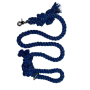 Blue - Sparkle Rope Dog Leash - 4 ft