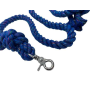 Blue - Sparkle Rope Dog Leash - 4 ft