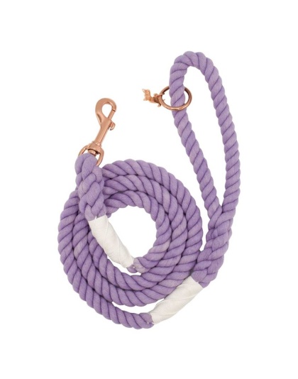 Purple - Rope Leash  - 5 Feet