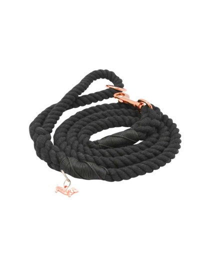 Black - Rope Leash  - 5 Feet