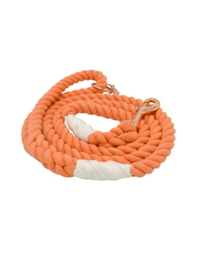 Orange - Rope Leash  - 5 Feet