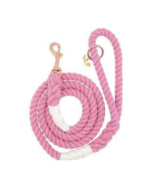 Pink - Rope Leash  - 5 Feet