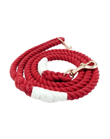 Red - Rope Leash  - 5 Feet