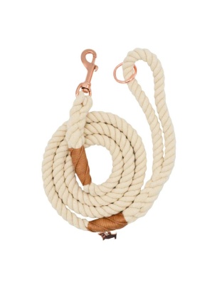 Tan - Rope Leash  - 5 Feet