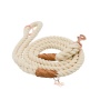 Tan - Rope Leash  - 5 Feet