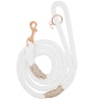 White - Rope Leash  - 5 Feet