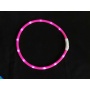 Pink - Silicone Cuttable LED Illuminated Dog Collar - USB Rechargeable