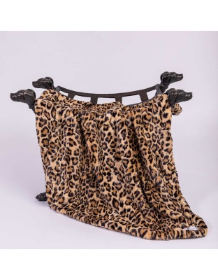 Leopard - Cashmere Dog Blanket - Throw