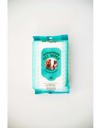 Bio-Degradable Pet Wipes - 80 CT