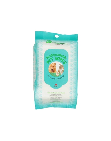 Bio-Degradable Pet Wipes - 80 CT