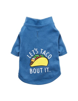 Blueberry Blue - The Essential T-Shirt - Let's Taco Bout It - X Large
