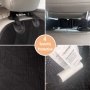 Black - GOOPAWS Dog Front Car Seat Cover, Waterproof, Scratch Proof & Non Slip, Durable Pet Front Car Seat Cover for Trucks, SUV - 40" L x 20.5" W
