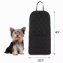 Black - GOOPAWS Dog Front Car Seat Cover, Waterproof, Scratch Proof & Non Slip, Durable Pet Front Car Seat Cover for Trucks, SUV - 40" L x 20.5" W