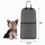 Grey - GOOPAWS Dog Front Car Seat Cover, Waterproof, Scratch Proof & Non Slip, Durable Pet Front Car Seat Cover for Trucks, SUV - 40" L x 20.5" W