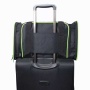 Black / Green - GOOPAWS Soft-Sided Kennel Pet Carrier for Small Dogs, Cats, Puppy, Airline Approved Cat Carriers Dog Carrier Collapsible, Travel Handbag & Car Seat - 17" x 10" x 11.5"