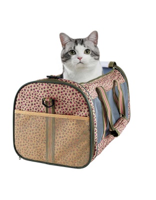 Black / Blue - GOOPAWS Soft-Sided Kennel Pet Carrier for Small Dogs, Cats, Puppy, Airline Approved Cat Carriers Dog Carrier Collapsible, Travel Handbag & Car Seat - 19" x 12" x 12"