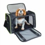 Black / Green - GOOPAWS Soft-Sided Kennel Pet Carrier for Small Dogs, Cats, Puppy, Airline Approved Cat Carriers Dog Carrier Collapsible, Travel Handbag & Car Seat - 19" x 12" x 12"