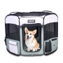 Shale Green - JESPET Pet Dog Playpens 36", 45" & 61" Portable Soft Dog Exercise Pen Kennel with Carry Bag for Puppy Cats Kittens Rabbits, Indoor/Outdoor Use - 45x45x24 Inch