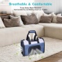 Blue Grey - JESPET Soft-Sided Kennel Pet Carrier for Small Dogs, Cats, Puppy, Airline Approved Cat Carriers Dog Carrier Collapsible, Travel Handbag & Car Seat - 16" x 10" x 11"