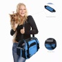 Turquoise Blue - JESPET Soft-Sided Kennel Pet Carrier for Small Dogs, Cats, Puppy, Airline Approved Cat Carriers Dog Carrier Collapsible, Travel Handbag & Car Seat - 19" x 10" x 13"