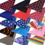 Multicolor Paw Print - Dog Bandana - Small - 20"