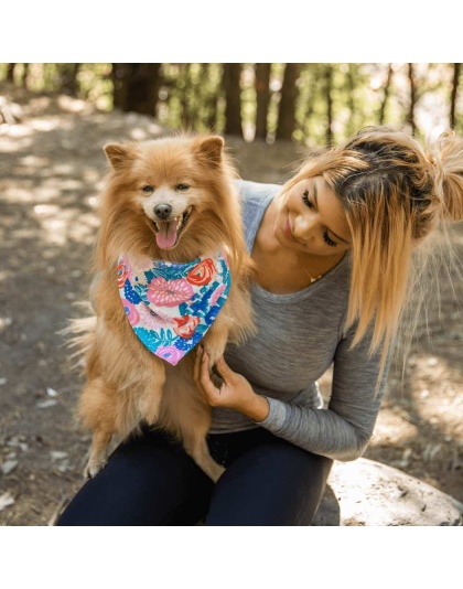 Floral - Dog Bandana - Small - 20"