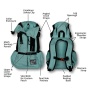 Summer Mint - K9 Sport Sack Air 2 - X-Small (10"-13" from collar to tail)