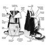 Midnight Black - K9 Sport Sack Knavigate - X-Small (10"-13" from collar to tail)
