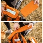 Sunset Orange - Walk-On with Harness & Storage - Large (17-19" Neck 17-24" Chest)