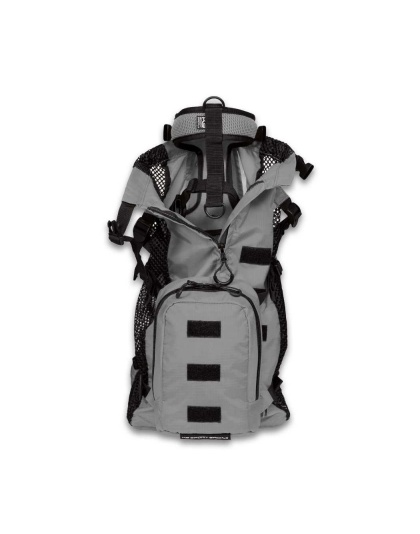 Shark Skin Gray - Walk-On with Harness & Storage - Medium (15-17" Neck 15-21" Chest)