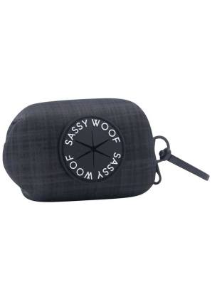 Black - Waste Bag Holder  - One Size