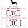 Bella Rose - Dog Bow Tie  - Large