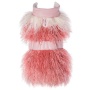 Bella Rose - Mink Faux-Fur Vest - Small