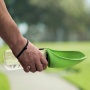 Green - Fold-A-Bowl - Portable Pet Water Bottle and Bowl