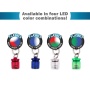 Clear - Red/Green/White LED - Pet Blinkers Flashing LED Pet Safety Light  - Large Breed