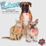 Clear - Red/Green/White LED - Pet Blinkers Flashing LED Pet Safety Light  - Large Breed