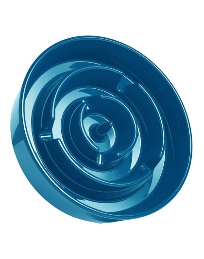 Blue - Pet Ceramic Slow Feeder Bowl