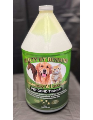 White - Rosemary and Lavender Pet Conditioner - 128 oz