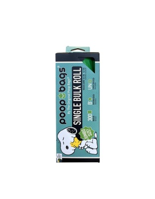 BLACK/GREEN - USDA Biobased Peanuts Bulk Roll - 300 Bags