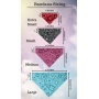 Sunny Side Up Eggs - No Tie Dog Collar Bandana - Small