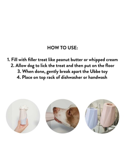Ethereal Sky - The Ubbe - Treat Filler Chew Toy Made for Easy Cleaning