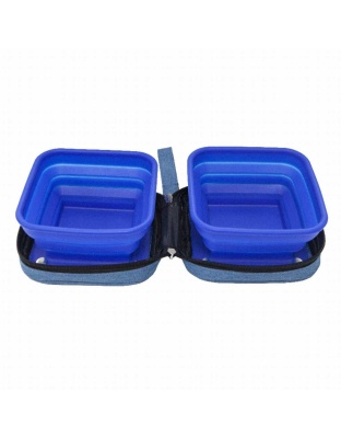 Blue - Portabowl Water and Food Bowl