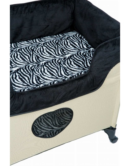 Zebra Vibes - Bedside Lounge Pet Bed