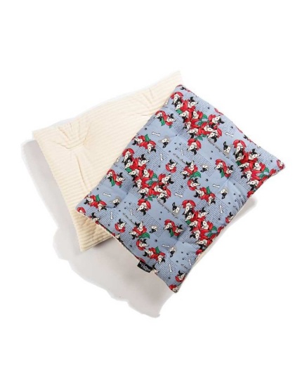 Frenchies in Blue - Comfy Mat Pet Bed