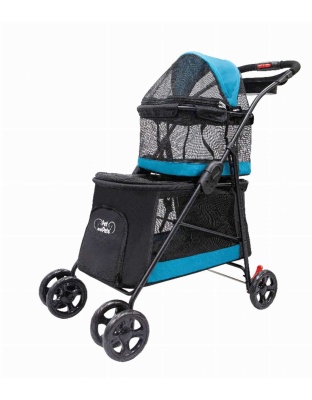 Turquoise - Double Decker Pet Stroller